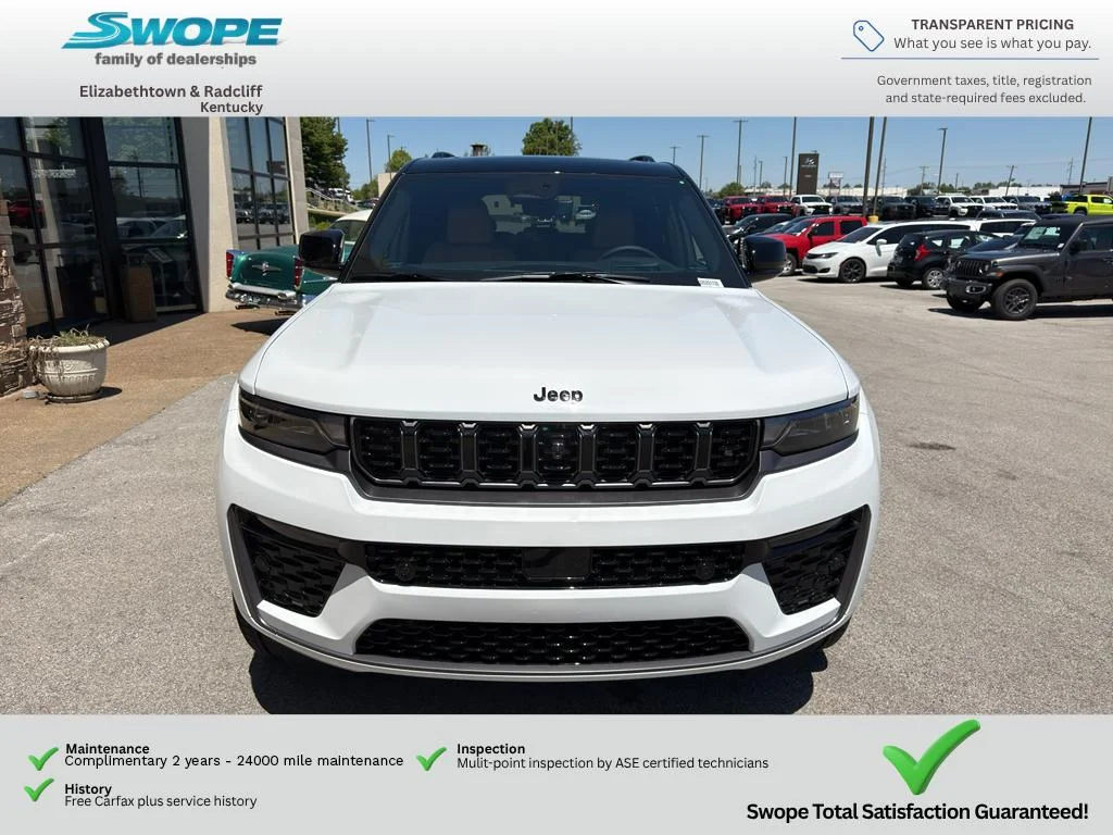 New 2026 Bright White Clear-Coat Exterior Paint Jeep Summit image 33