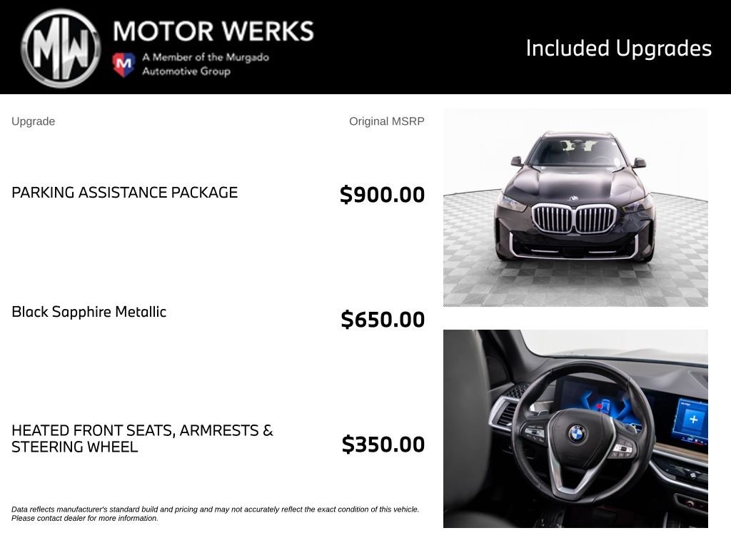 Used 2024 Black Sapphire Metallic BMW xDrive40i image 4