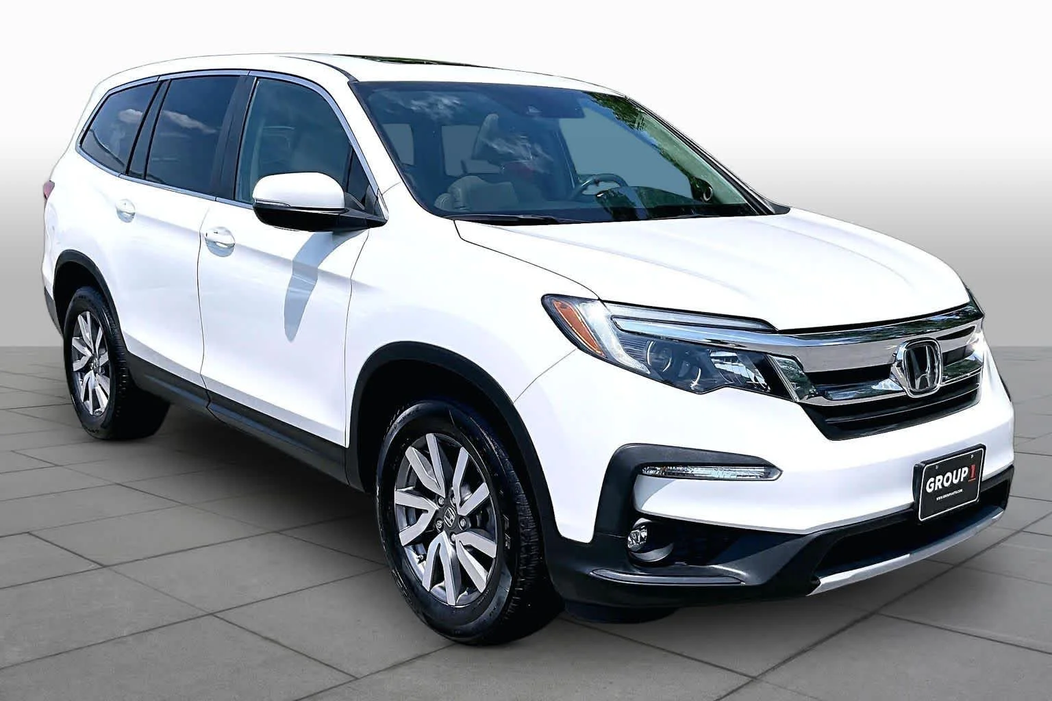 Used 2021 Platinum White Pearl Honda EX-L image 3