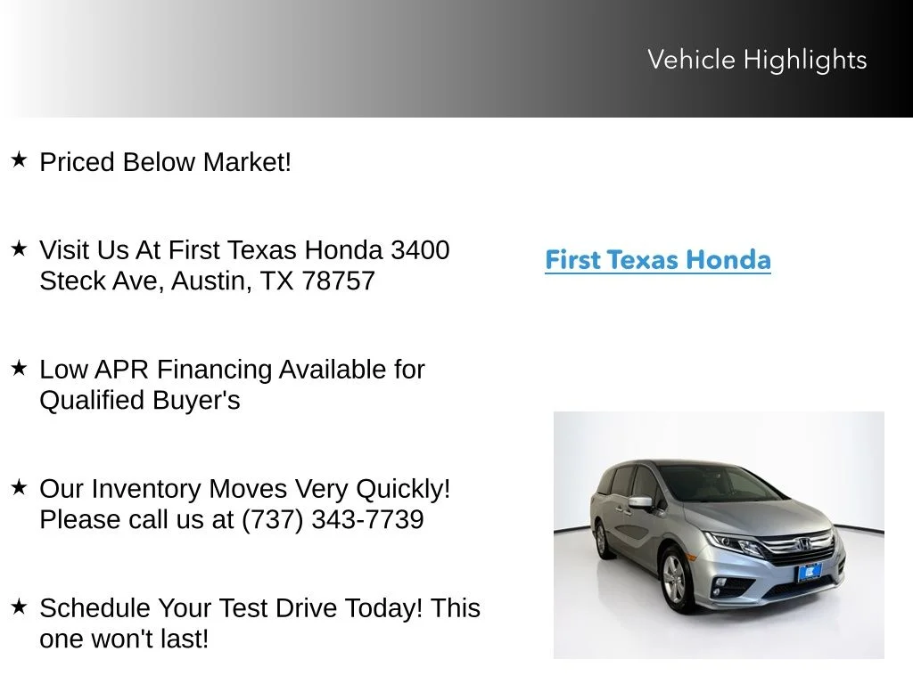 Certified Used 2019 Silver Honda EX-L image 10