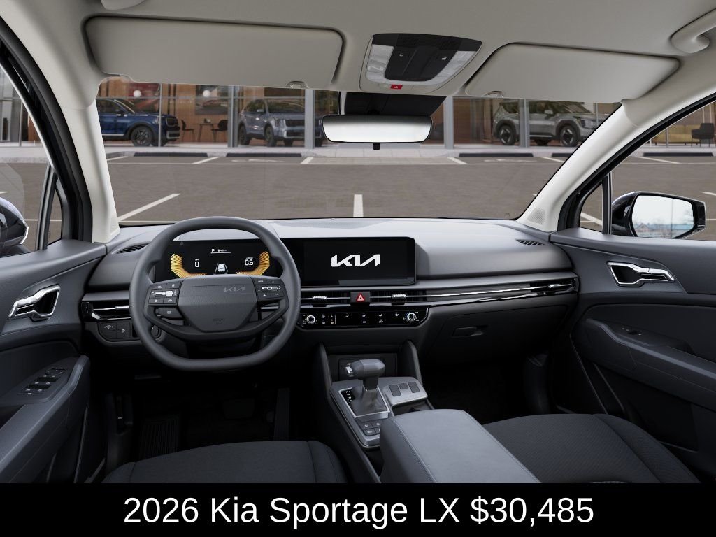 New 2026 Ebony Black Kia LX image 14