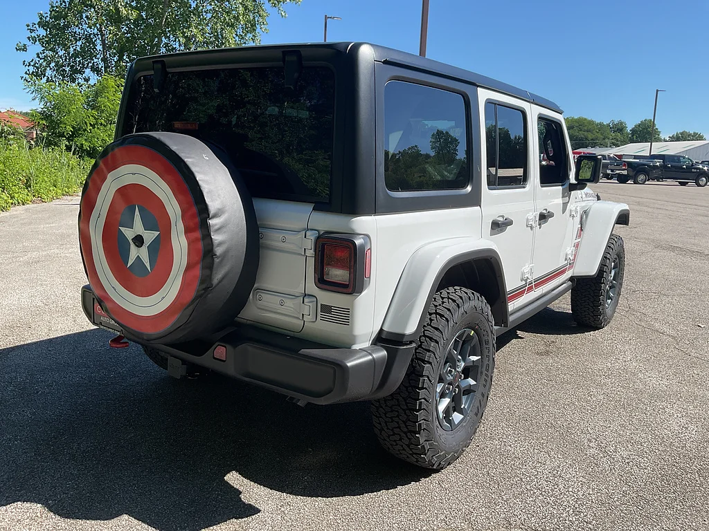 New 2026 Bright White Clearcoat Jeep 4-Door Willys 