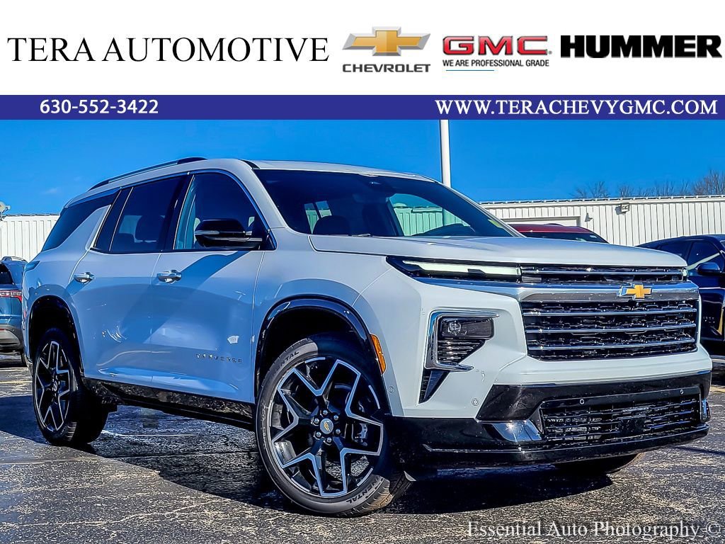 Polar White 2026 Chevrolet Traverse High Country 4WD SUV / Crossover Four-Wheel Drive 8-Speed Automatic