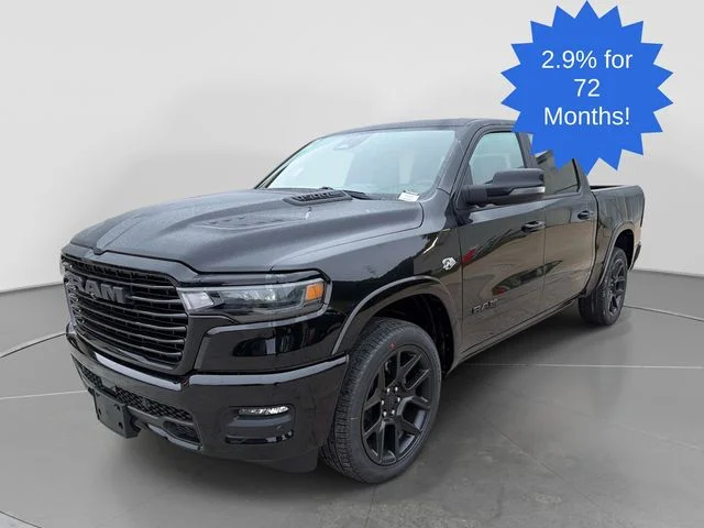 New 2026 Diamond Black Crystal Pearl-Coat Exterior Paint RAM Laramie image 11