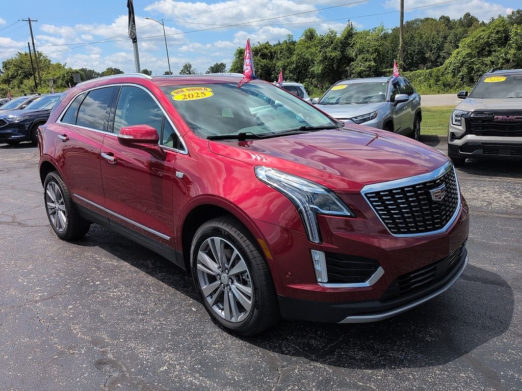 Used 2025 Red Cadillac Premium Luxury image 1