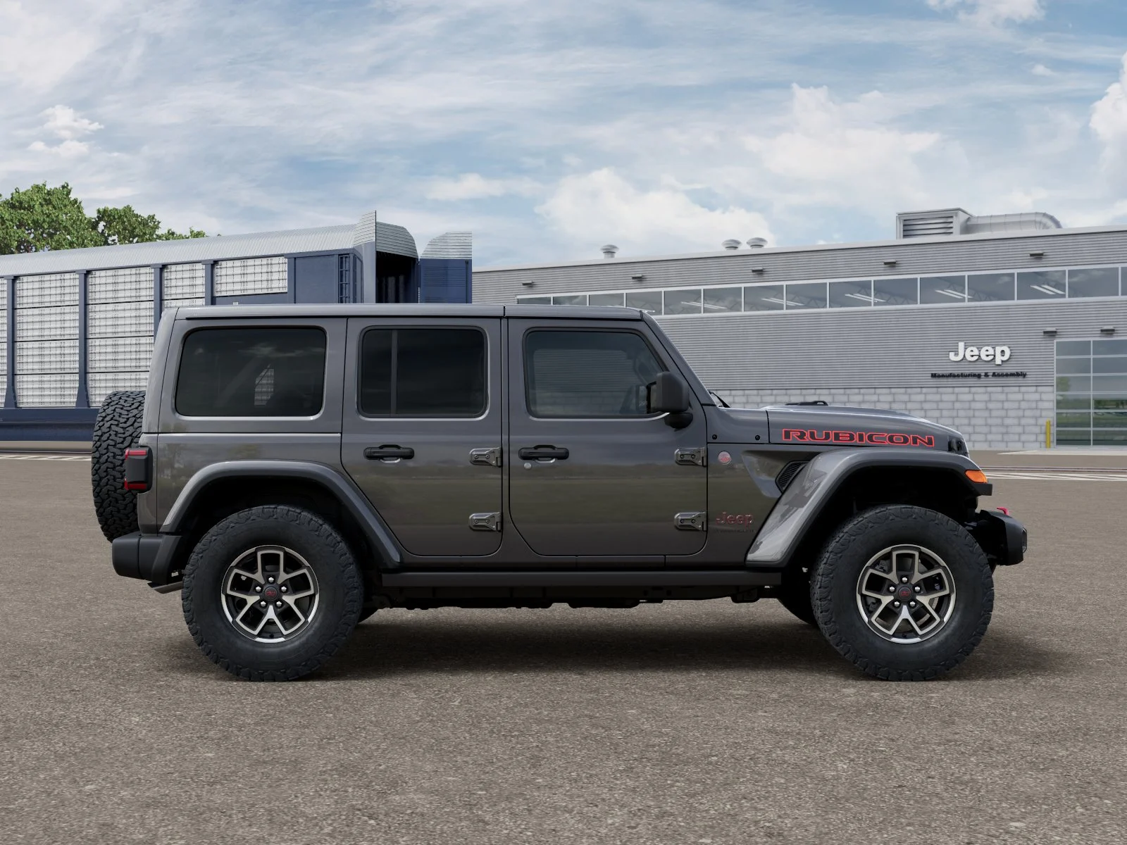 New 2027 Granite Crystal Metallic Clear-Coat Paint Jeep Rubicon image 12