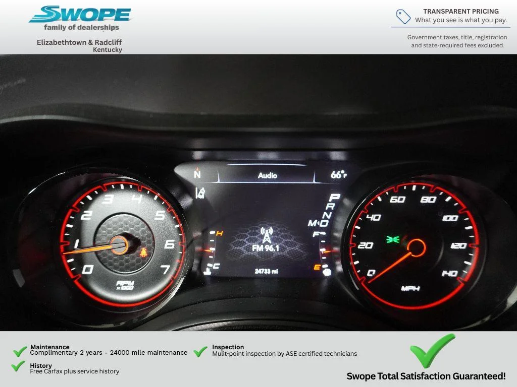 Used 2023 Pitch Black Clearcoat Dodge GT image 17