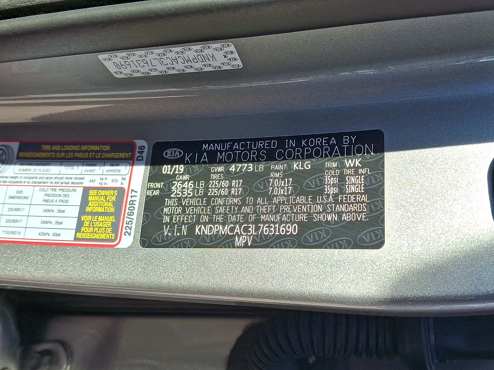 Certified Used 2020 Gray Kia LX image 25
