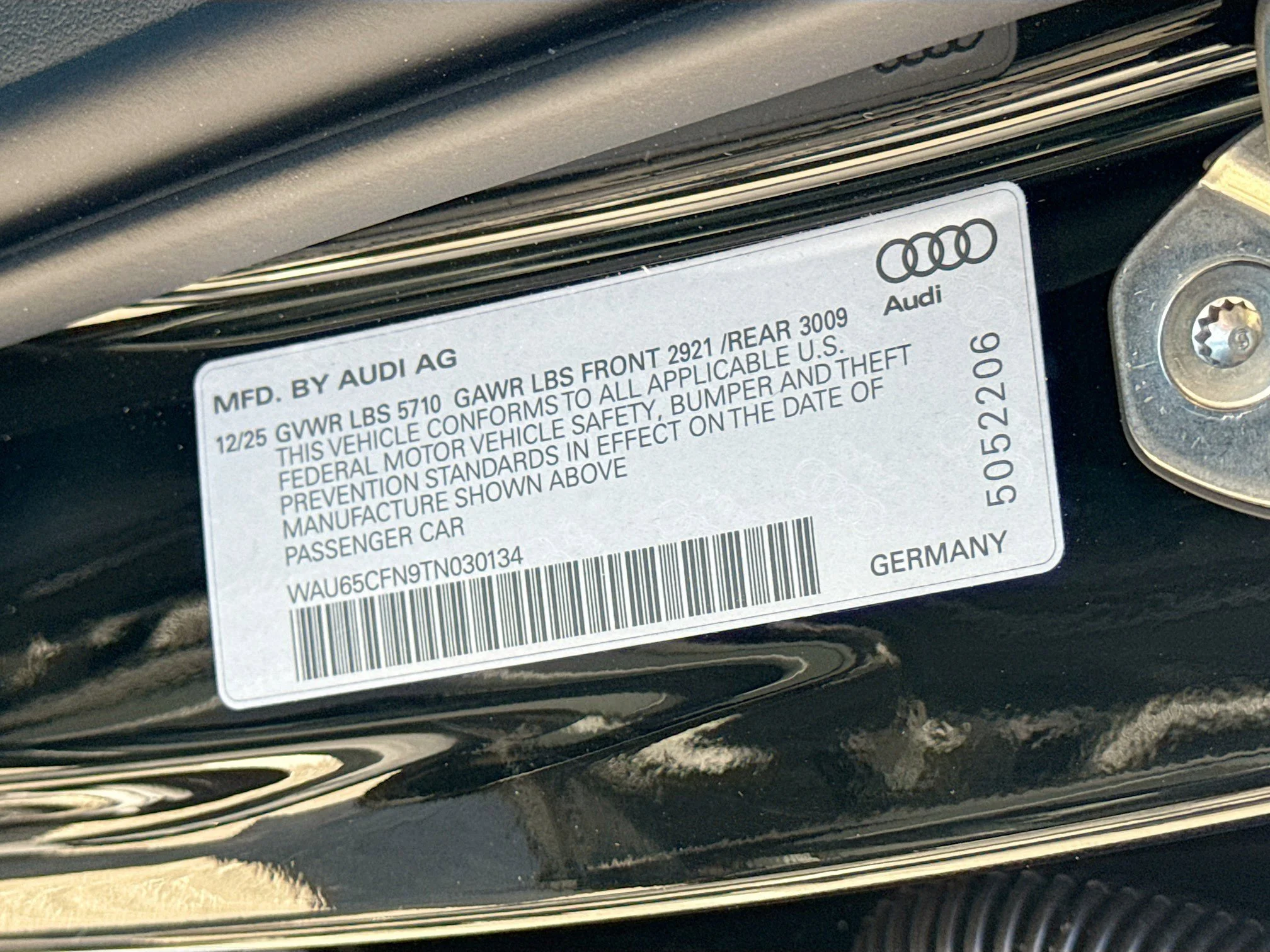 New 2026 Mythos Black Metallic Audi Prestige image 42