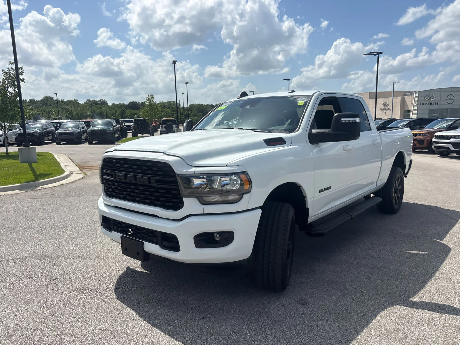 Used 2024 Bright White Clearcoat Ram Big Horn image 5