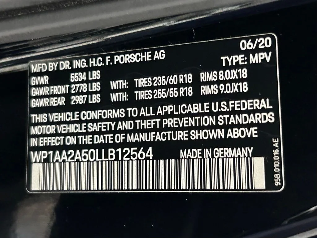 Used 2020 Black Porsche Base image 23