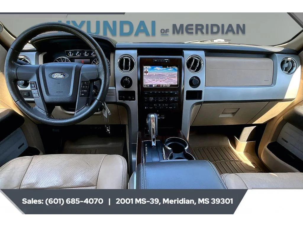 Used 2012 White Platinum Metallic Tri-Coat Ford Lariat image 13