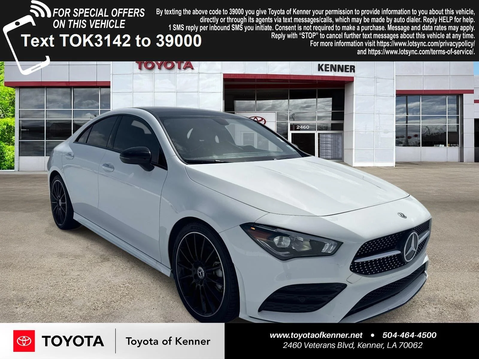 Used 2022 Polar White Mercedes-Benz CLA 250 image 1