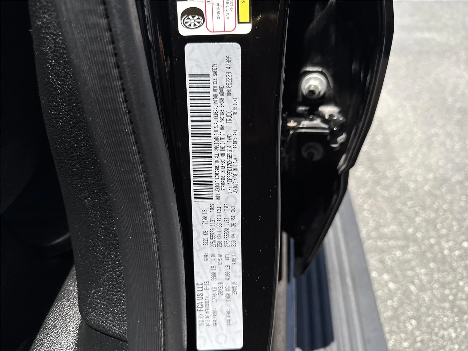 Used 2019 Diamond Black Crystal Pearlcoat Ram Longhorn image 39