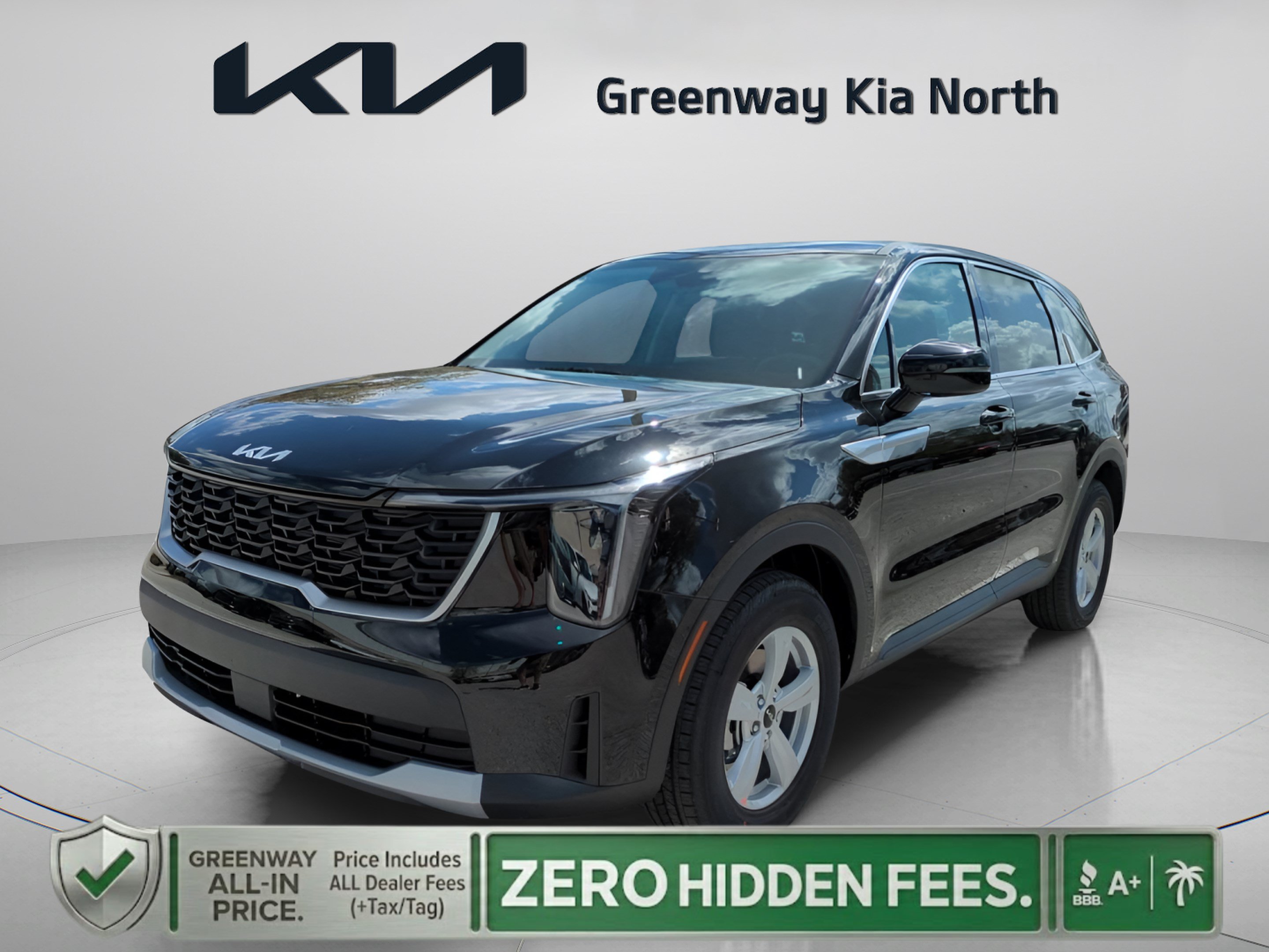 New 2026 Ebony Black Kia LX image 3