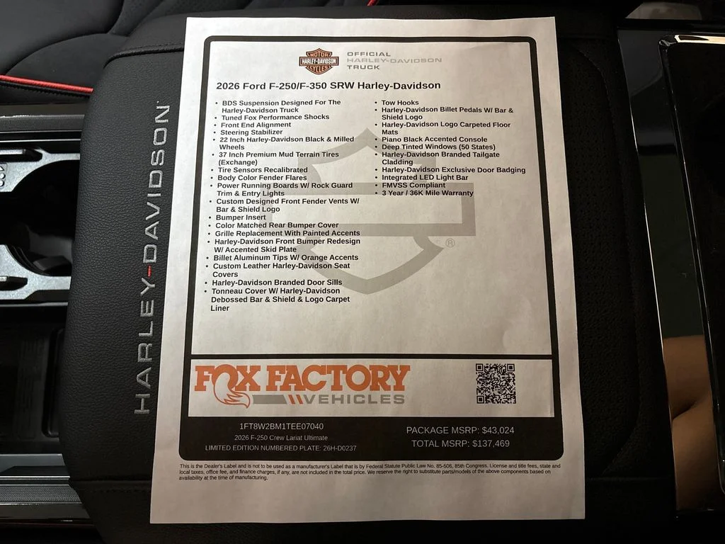 New 2026  Ford HARLEY DAVIDSON image 36