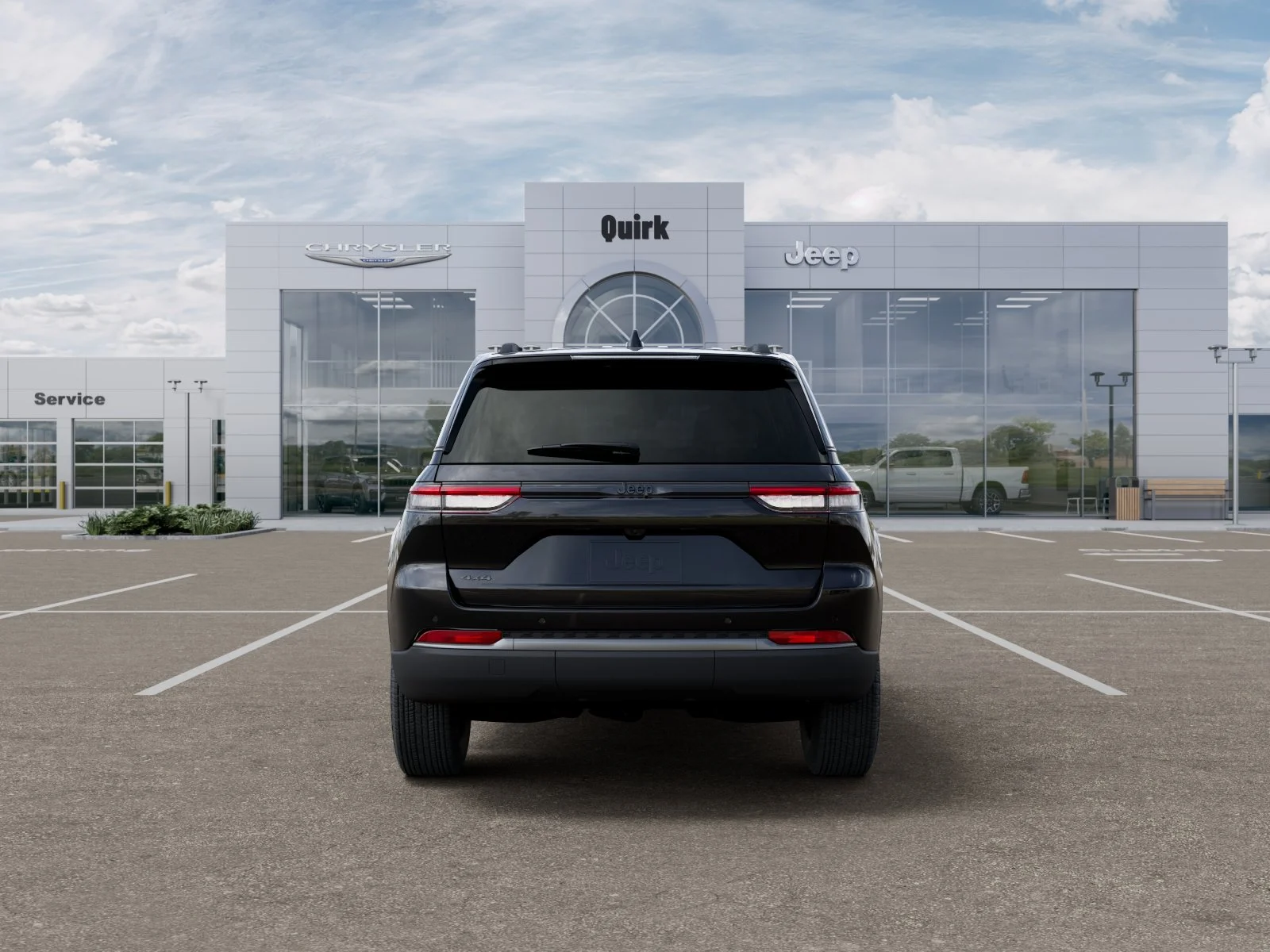 New 2026 Diamond Black Crystal Pearl-Coat Exterior Paint Jeep Laredo Altitude image 33