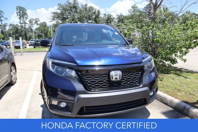 Certified Used 2019 Obsidian Blue Pearl Honda EX-L image 2