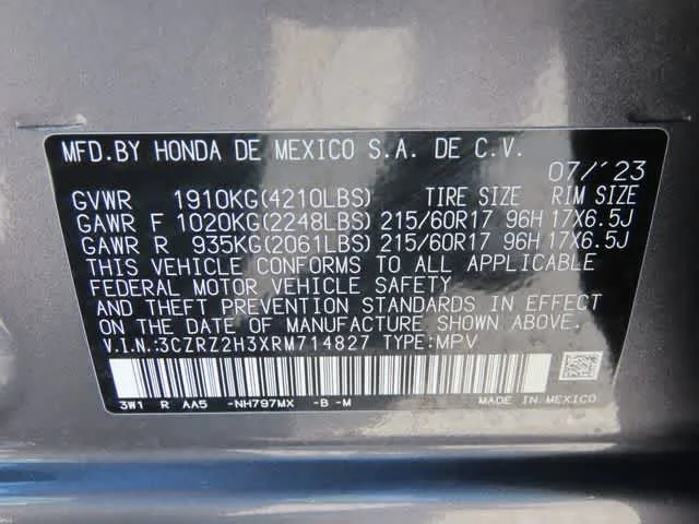 2024 Honda HR-V LX - Photo 25