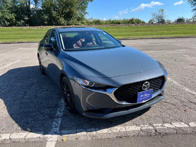 Used 2022 Polymetal Gray Metallic Mazda Carbon Edition image 2
