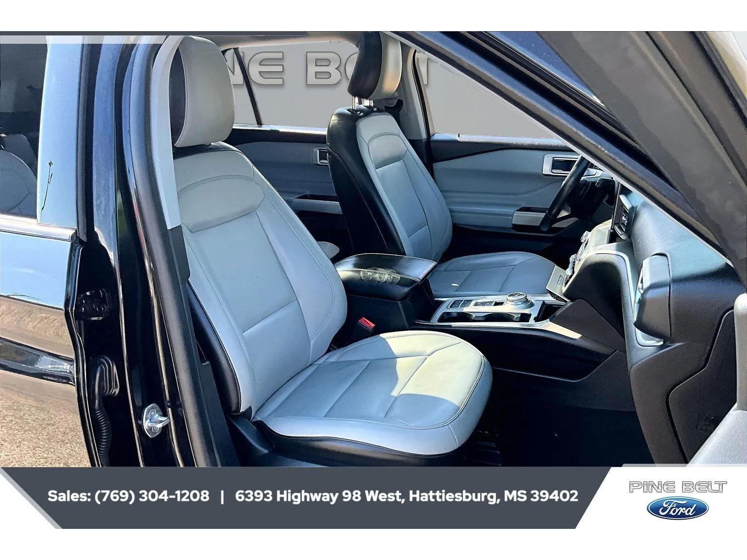 Used 2021 Agate Black Metallic Ford XLT image 6