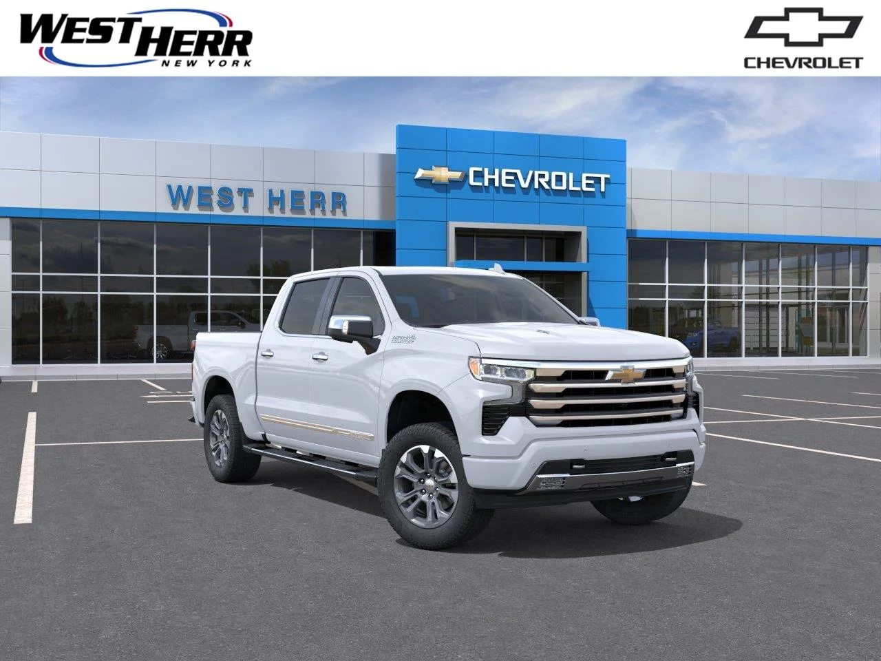 New 2026 Polar White Tricoat Chevrolet High Country image 1