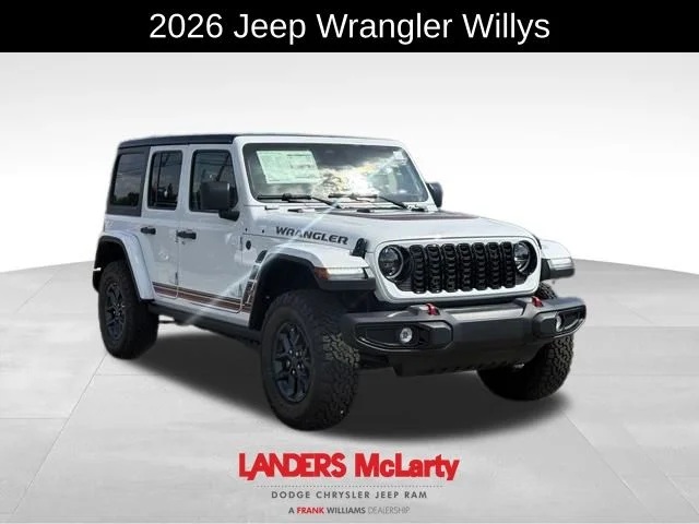 New 2026 Bright White Clearcoat Jeep Willys image 2