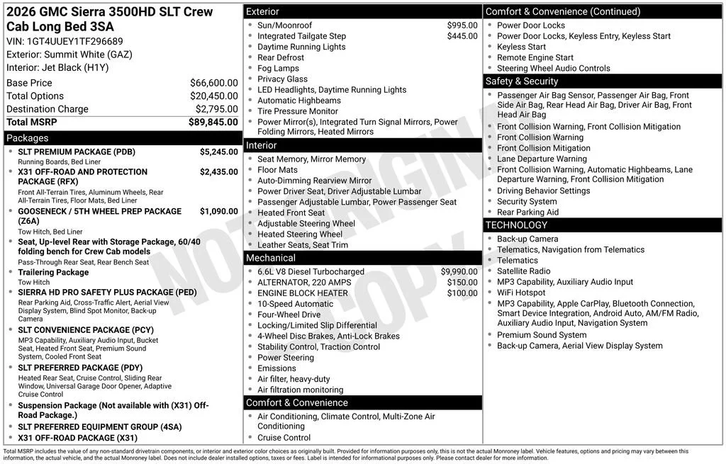 2026 GMC Sierra 3500HD SLT - Photo 16