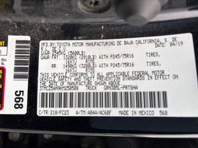 Used 2019 Black Toyota SR5 image 25
