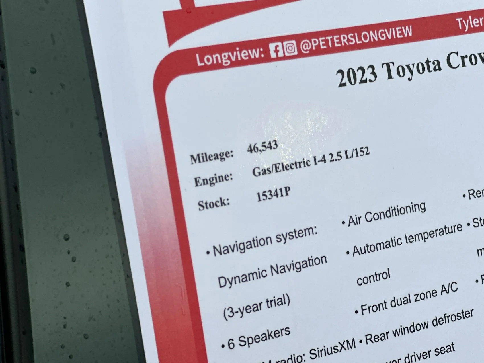 Used 2023 White Toyota XLE image 24