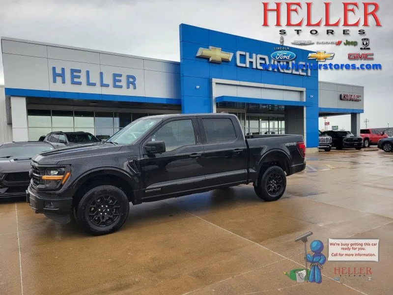 Used 2024 Agate Black Metallic Ford XLT image 1
