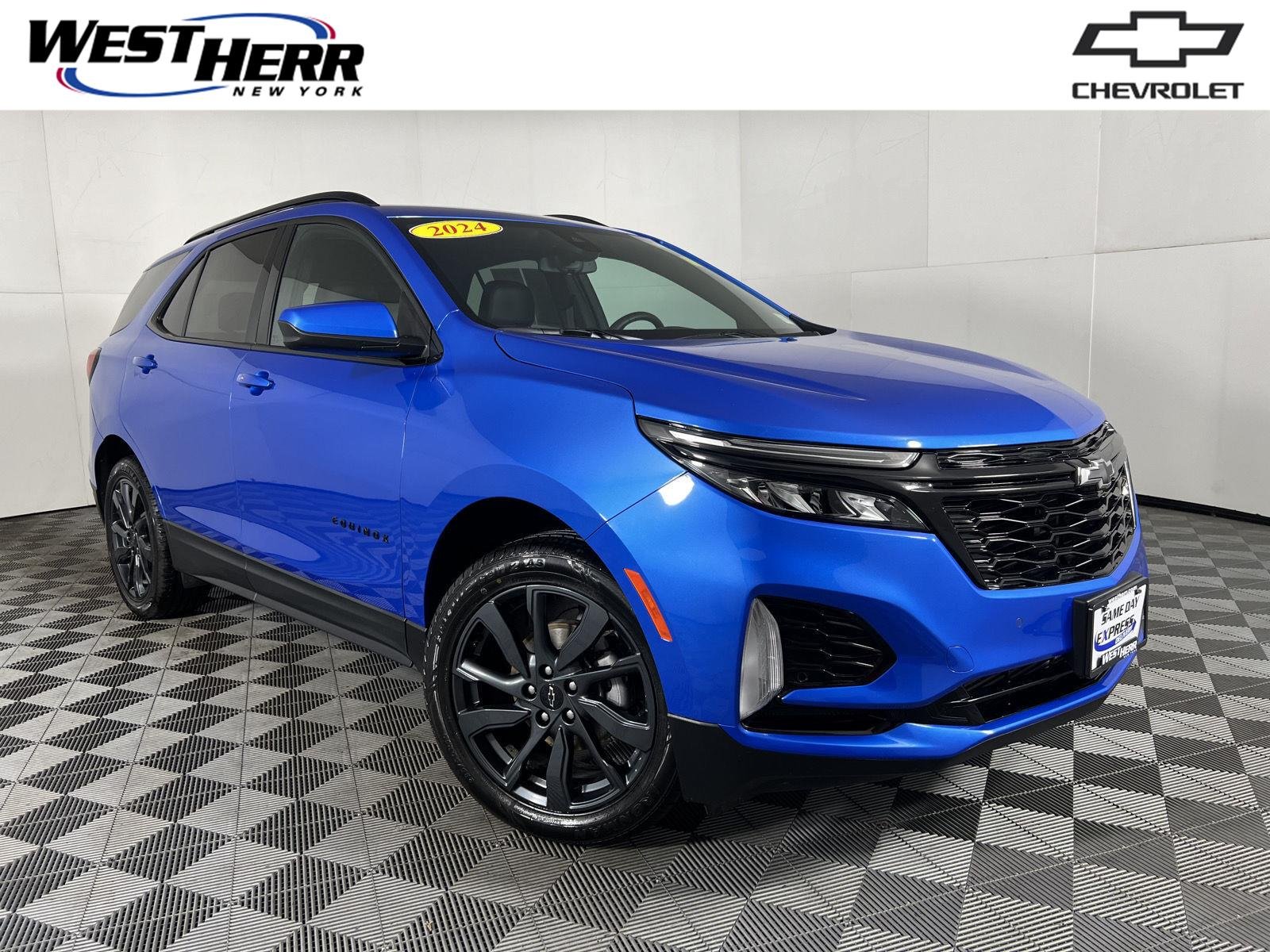Used 2024 Riptide Blue Metallic Chevrolet RS image 1