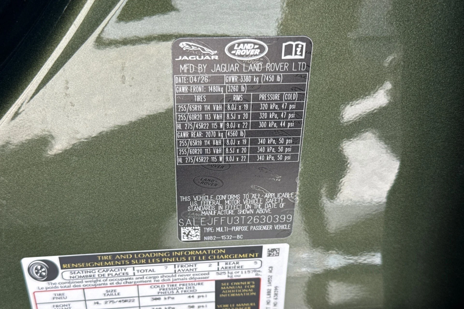 New 2026 Woolstone Green Land Rover S image 30