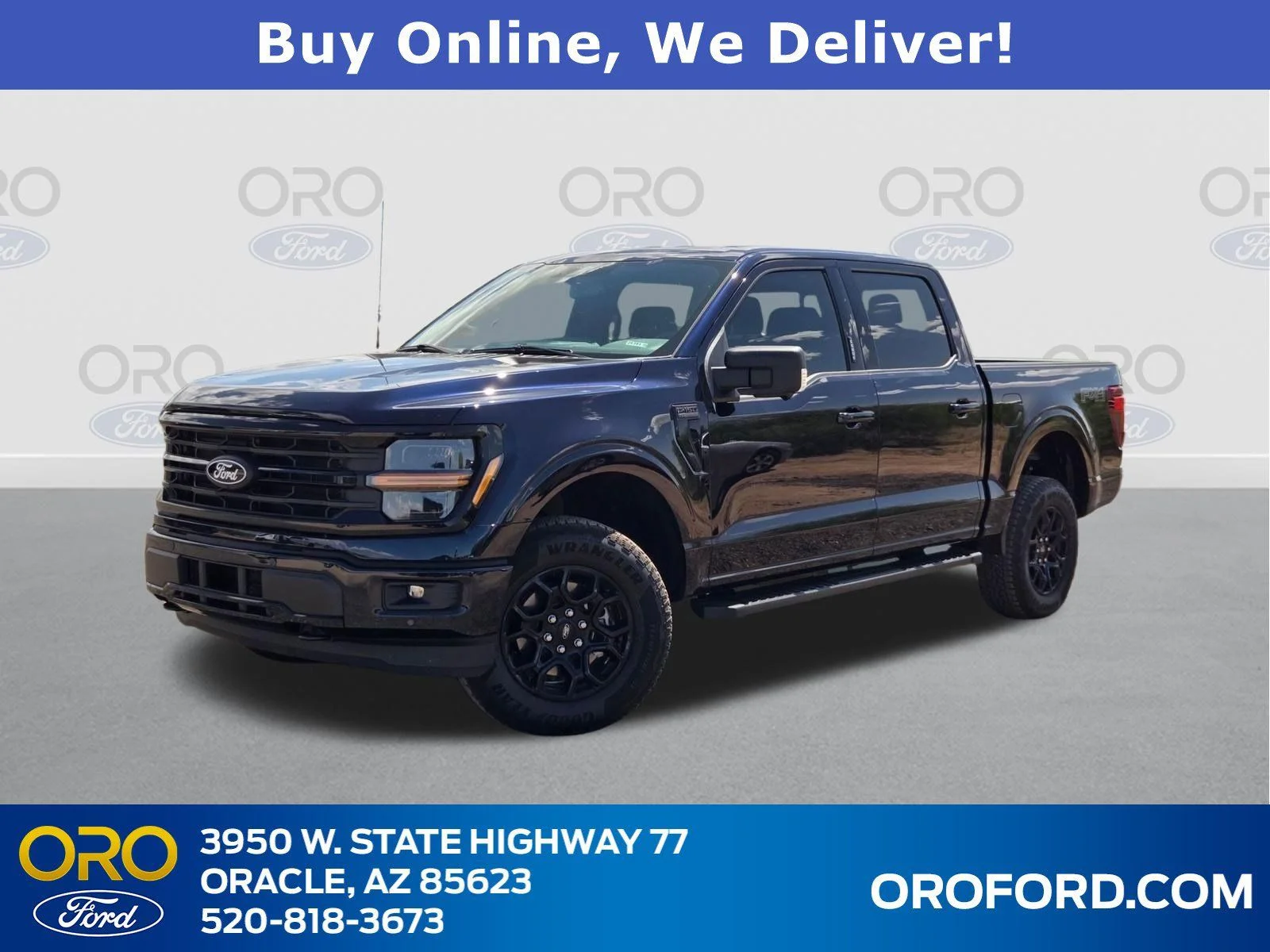 New 2026 Antimatter Blue Metallic Ford XLT image 1