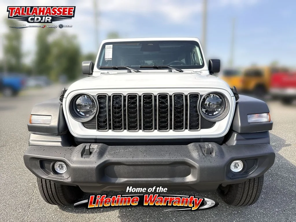 New 2026 Bright White Clear-Coat Exterior Paint Jeep Sport S image 9