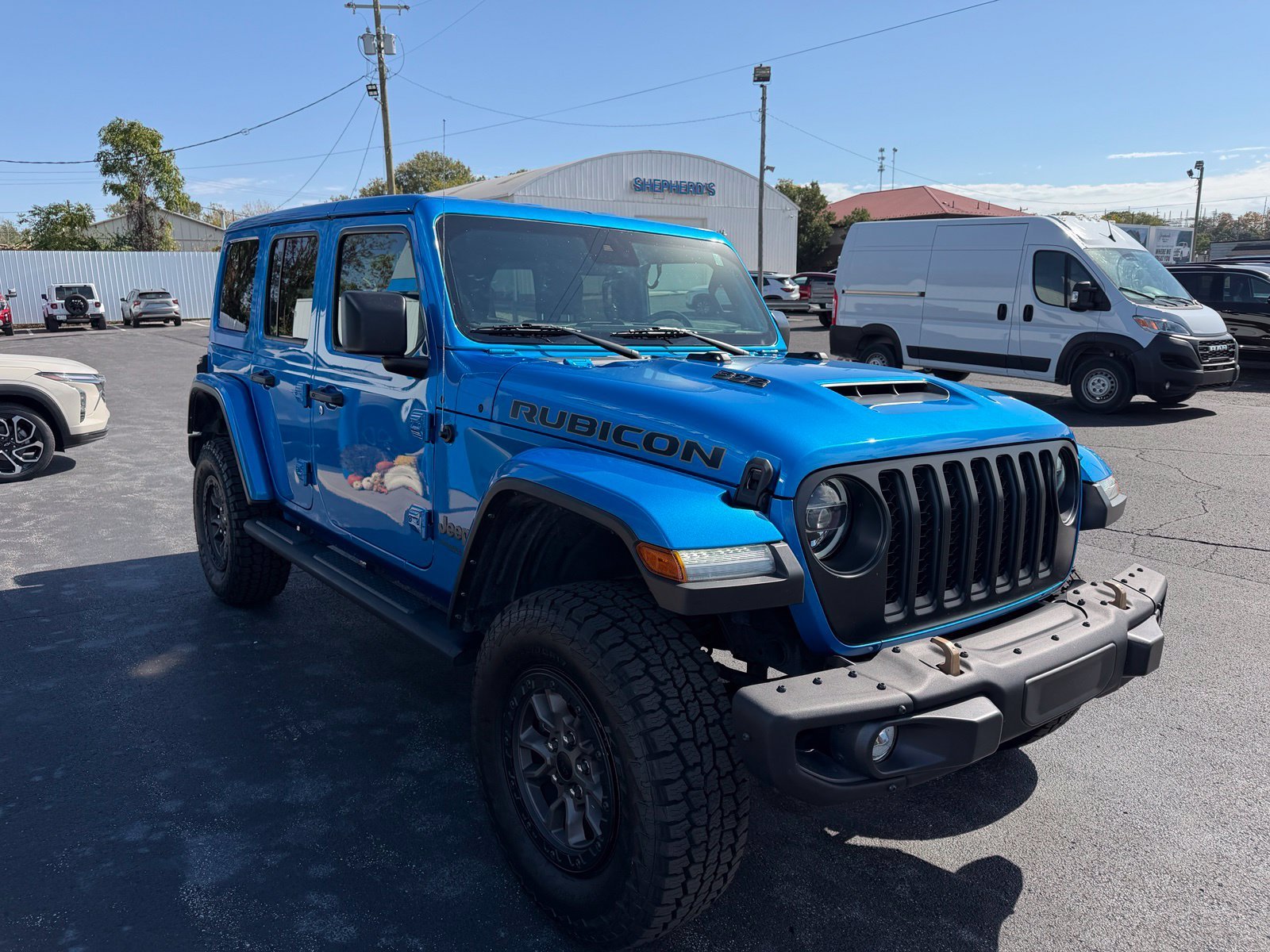 Used 2022 Blue Jeep Unlimited Rubicon 392 image 6
