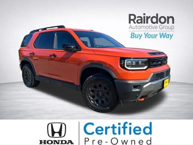 Certified Used 2026 Sunset Orange Honda TrailSport Elite image 1