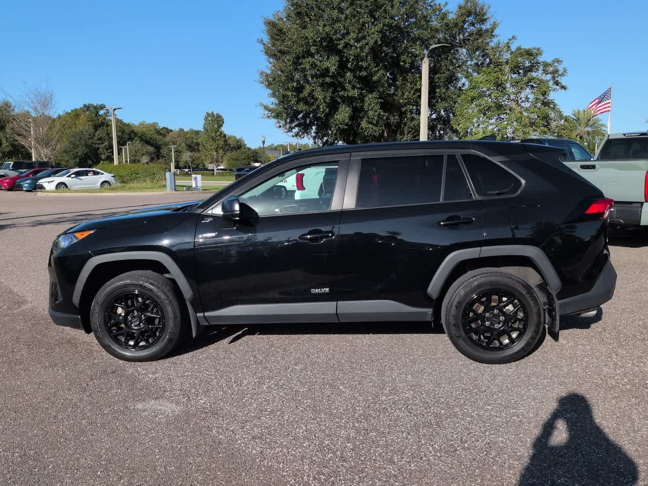 Certified Used 2022 Midnight Black Metallic Toyota LE image 3