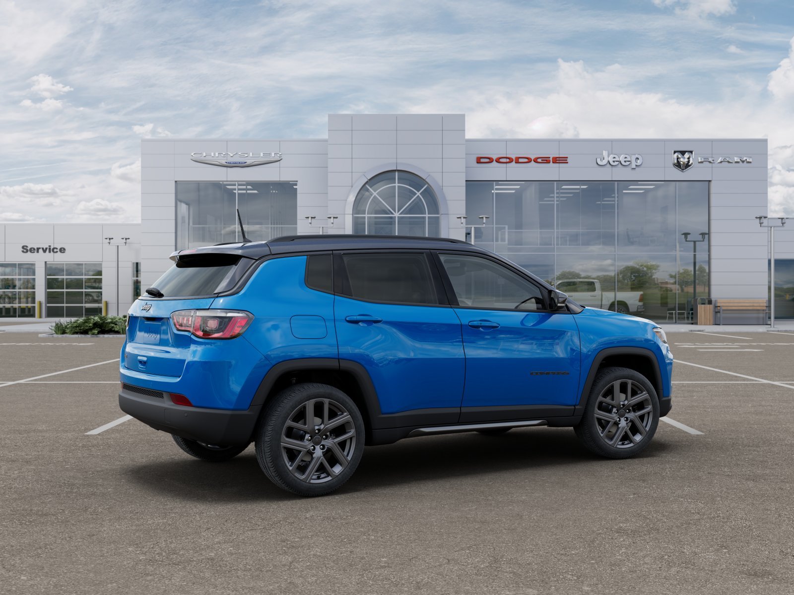 New 2025 Hydro Blue Pearl-Coat Exterior Paint Jeep Limited image 33