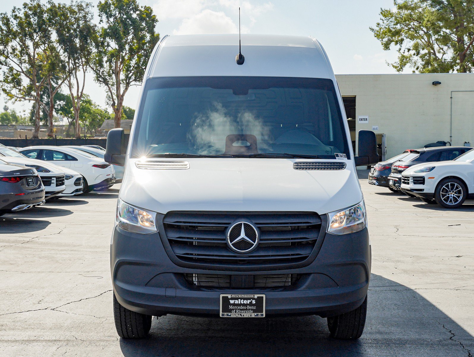 New 2025 Arctic White Mercedes-Benz 2500 Standard Roof I4 Diesel HO 144 RWD image 2