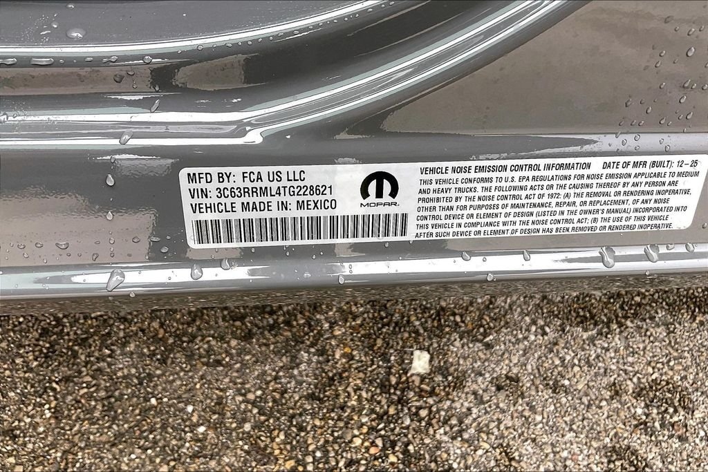 New 2026 Ram 3500 Laramie 4D Mega Cab