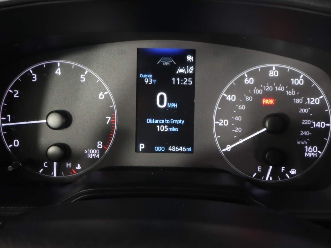 Used 2024 Barcelona Red Metallic Toyota LE image 9