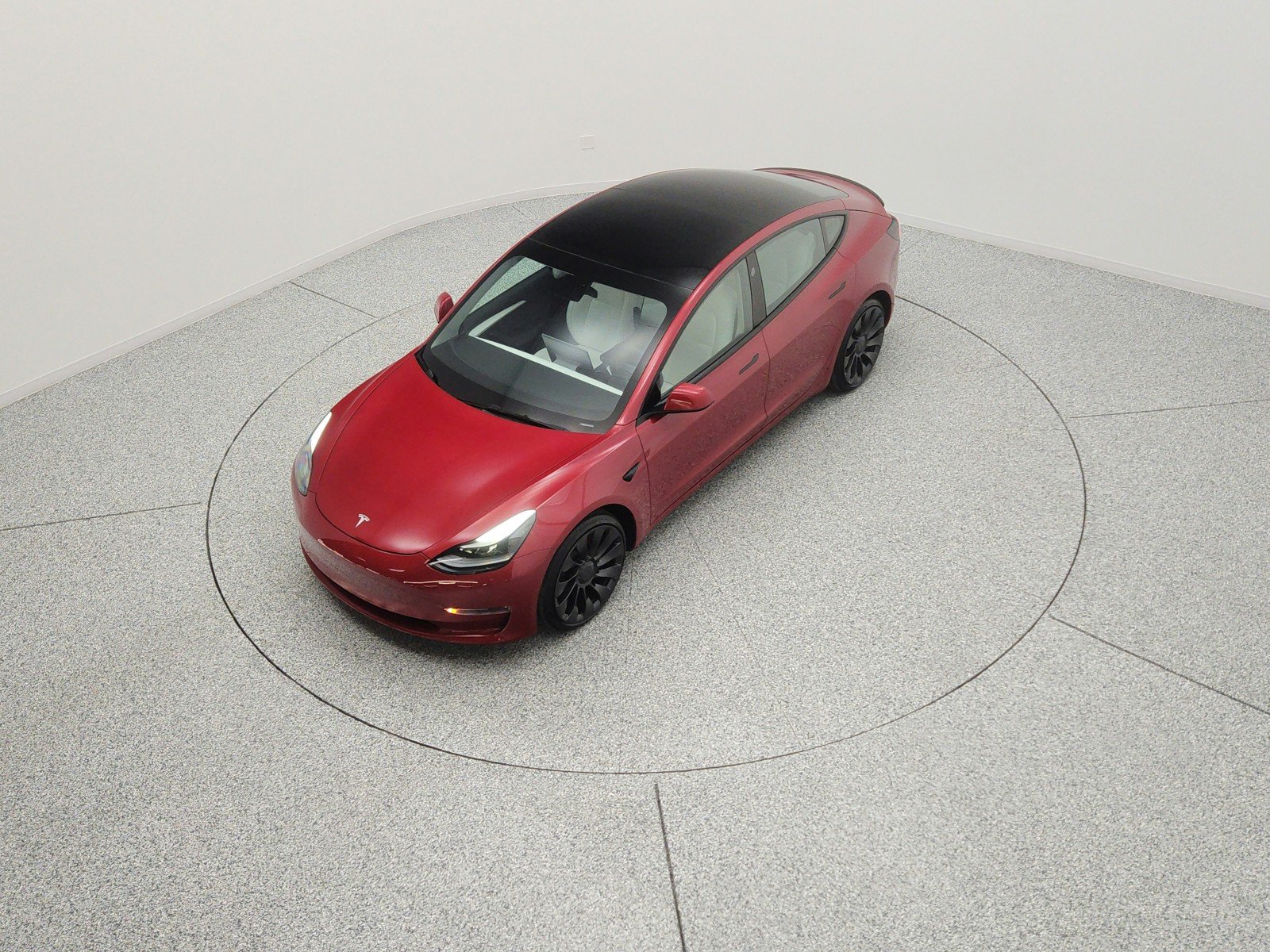 Used 2022 Red Multi-Coat Tesla Performance AWD image 9