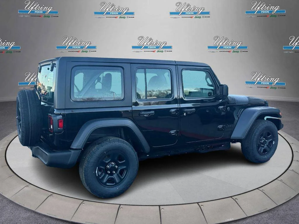 New 2026 Black Clearcoat Jeep Sport image 3