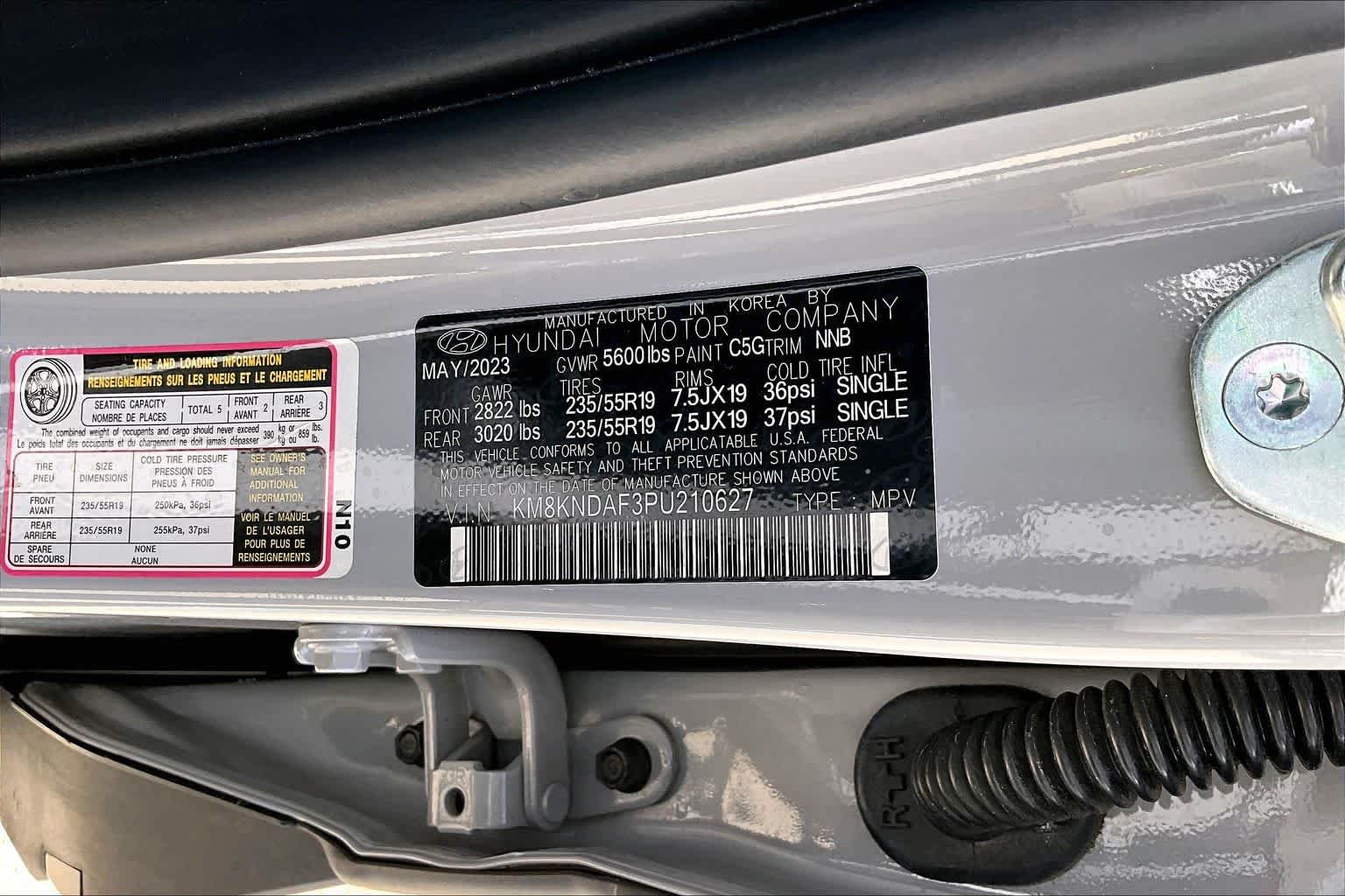 Used 2023 Cyber Gray Hyundai SEL image 32