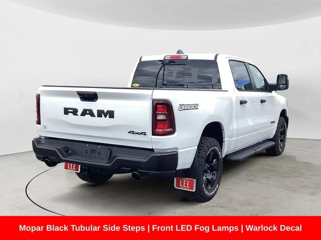 New 2026 Bright White Clearcoat Ram WARLOCK CREW CAB 4X4 5