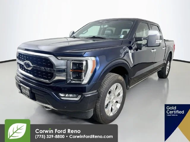 Used 2023 Blue Metallic Ford Platinum image 4