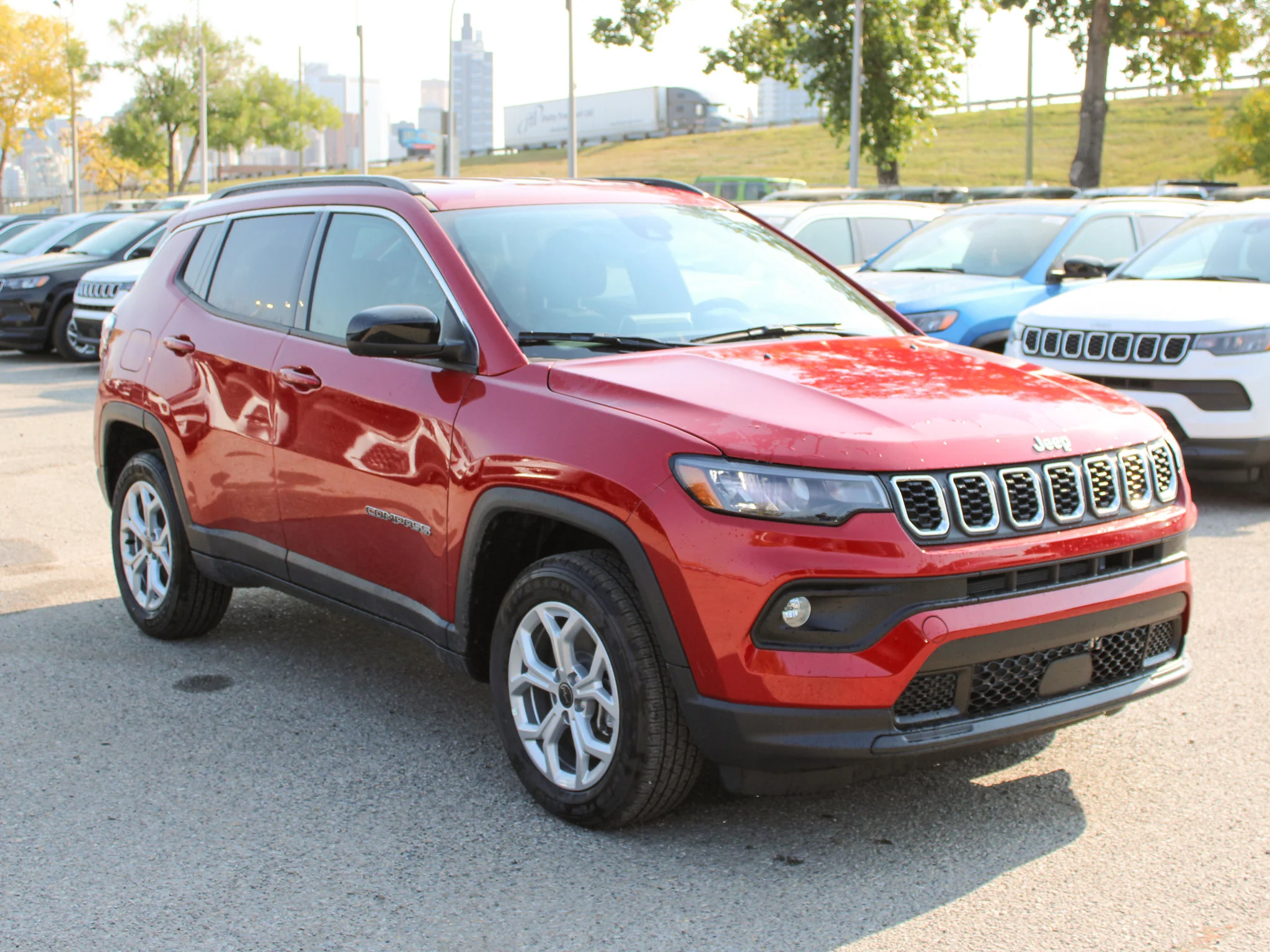 New 2026 Red Jeep North* 4x4, Remote Start, Heated Seats/Wheel, Blind-Spot Monitoring image 6