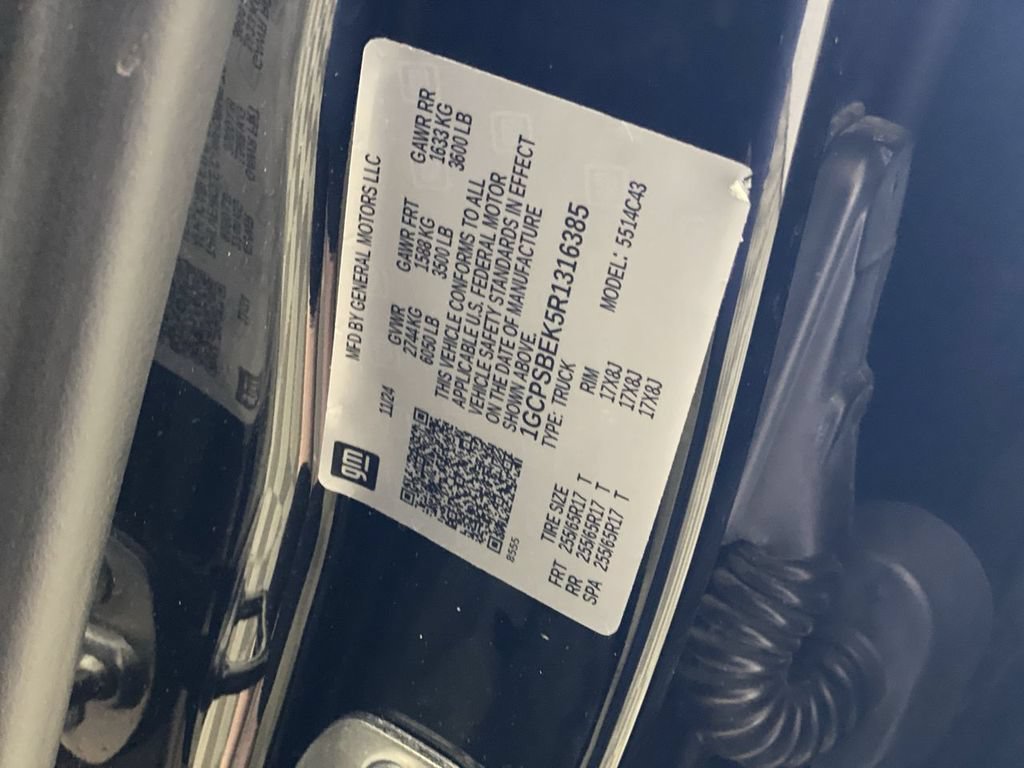 Used 2024 Black Chevrolet WT image 20