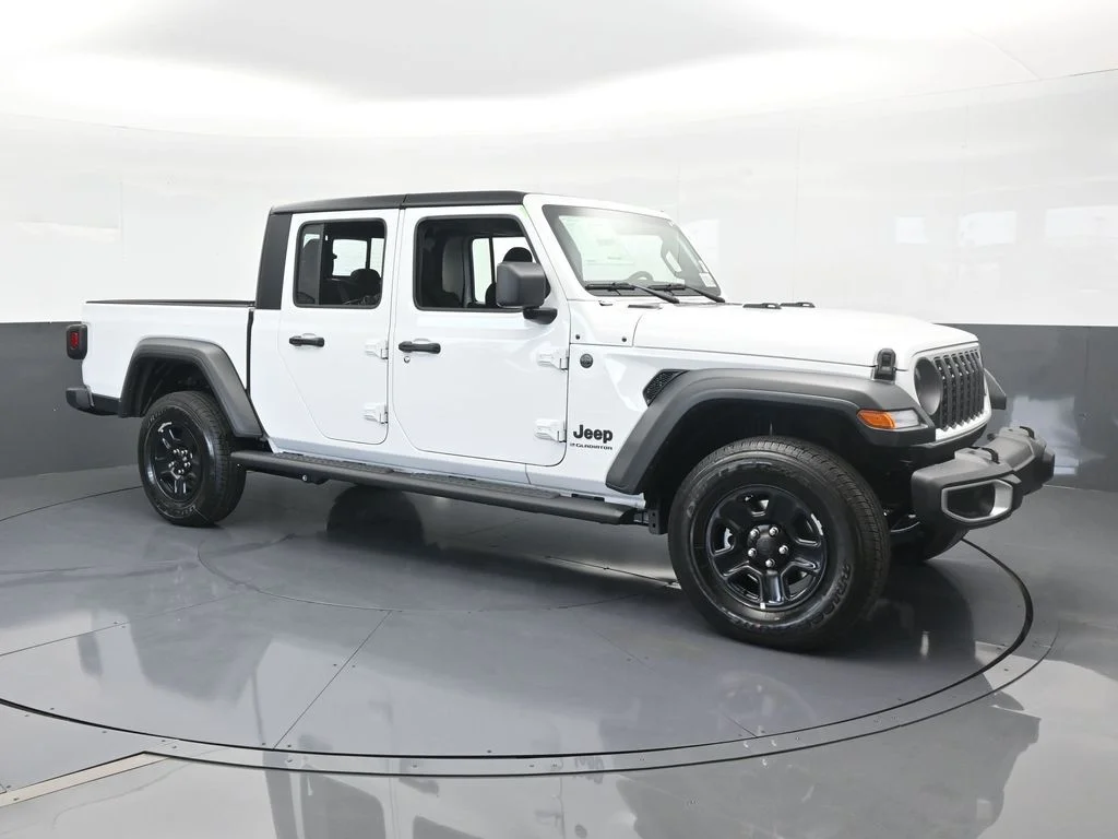 Used 2025 Bright White Clearcoat Jeep Sport image 8